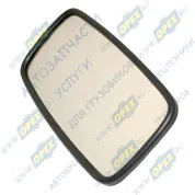 Зеркало (ПВХ) боковое КАМАЗ,МАЗ основное сферическое 357х177