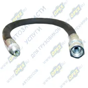 Шланг МАЗ-6430,4370 подъема кабины (РВД ф15 L=420 Г=М14+К17-19/Ш=М10+К12 обрат.конус)