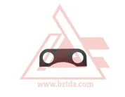 Прокладка С/Ф; регулир. (сталь) L=64; 2отв.ф15; 0,2мм