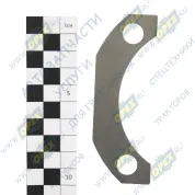 Прокладка стакана ЗМ МТЗ-320 регулир. (сталь) L=100 S=15; 2отв.ф12 0,5мм