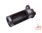 Втулка (сталь) ф52х65 L=165 L1=155 червяка с фланцем и проточками ГУР С/И