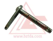 Рычаг L=74,1отв.ф8 с осью ф12,L=94 под шпонку