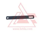 Пластина (сталь) L=255 S=30; 1отв.ф13/прорезь 13х40