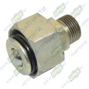 Клапан запорного устройства с гайкой