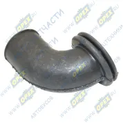 Шланг (патрубок) кривой (1 изг.) ф30х40 L=120 с буртом ф53 бачка омывателя МАЗ