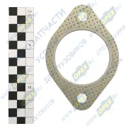 Прокладка ромбич. 123х86; фвнутр=65; 2отв.ф11 приемной трубы ГАЗель Евро-3