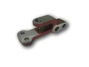 Серьга прицепного устройства, L=250, 6отв.ф25