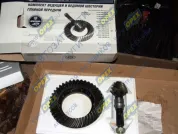 Главная пара (z=41/8) Газель (дв.ЗМЗ-4026,4063) с гайкой и втулкой ,28шлиц.ведущ.шестерня(хвостовик) редуктора ЗМ