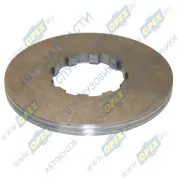 Кольцо ф38х81х6 сталь С/И 10 шлицов маслоотгонное сальника заднего моста ГАЗон Некст,ГАЗ-33104,3308,3309,Валдай