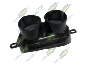 Патрубок (ПВХ) ф50/ф50; L=150 S=90 h=60 воздушного фильтра подводящий дв. 560 (196х41х44)