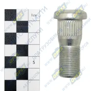 Болт С/И М18х48х1,5 Р=27 круглая головка с лыской (шпилька) переднего колеса Газель Бизнес,Некст (60х0х0)