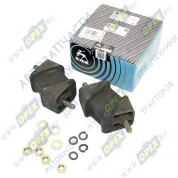 Подушка двигателя передняя (резина+металл) ГАЗель,ГАЗ-3306,3309,Валдай,Садко,Штайер,Крайслер (Евро-3) 77х100х60 2шпильки М12х1,5