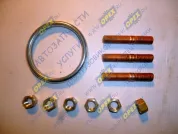 РМК крепления приемной трубы ГАЗ-33104,Валдай (шпильки,гайки,прокладка) комплект