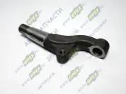 Рычаг трапеции L=200; 1отв.ф17х20; 1отв.М10х1,25; М22х1,5 Р=20 под шпонку и шплинт, рулевой правый