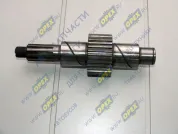 Вал первичный РК ГАЗ-33027,23107,27057 с крышкой (L=235мм, D=30мм, шестерня z=33) Газель,Соболь полный привод, раздаточной коробки