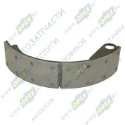Колодка тормозная задняя ГАЗ-66,3308 L=550; S=80 (340х82х190)1отв. без выреза