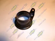 Патрубок (сталь) ф48х76; L=130; h=40; 1отв.ф7 воздухозаборный с держателем (108х76х38)