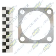 Прокладка (сталь) квадрат. 100х100; фвнутр=82; 4отв.ф12, регулир. шкворня поворот.кулака