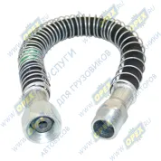 Шланг тормозной L=345 Г=М22+К27/Ш=М22+К24 (в пружине) МАЗ к компрессору