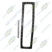 Прокладка прямоуг. 180х700; 38отв.ф7, бака радиатора М04У.13.118, Т-4,ДТ-75