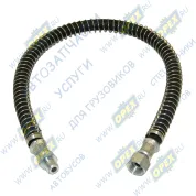 Шланг тормоз. ф17 L=650-710 Г=М20+К24/Ш=М16+К22 в пружине передний