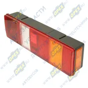 Фонарь задний КАМАЗ,МАЗ,УРАЛ правый 24в (байонет по центру, боковой габарит)