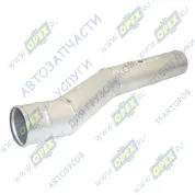 Патрубок (алюм.) кривой (2 изг.) ф70х76 L=550 интеркуллера Камаз-4308
