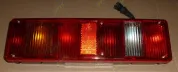 Фонарь задний левый КАМАЗ,МАЗ,УРАЛ 24в (боковой габарит) со жгутом