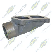 Патрубок (чугун) ф60; L=152; h=85; 3отв.ф8 водяной коробки Евро-2