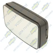 Зеркало (ПВХ) боковое КАМАЗ,МАЗ основное сферическое с подогрев.,эл.привод 24V 380х199