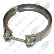 Хомут турбокомпрессора V-образный зажим, ф103х125 h=28 (зажим-болт) FH12/16 VOLVO B12 (1992-2020) SCANIA N Bus (2004-2020)