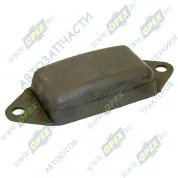 Буфер задней рессоры (РТИ+металл) L=65х109 h=31 с пластиной L=65х175 2отв.ф10