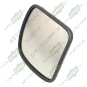 Зеркало (ПВХ) боковое КАМАЗ,МАЗ широкоугольное сферическое без обогрева (227х227х83)