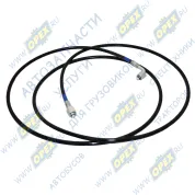 Трубка ПВХ ф7 L=2200 Г=М12/Г=М12 К=14 фит 90гр ВД подъема кабины КАМАЗ (Полиамид)