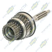 Вал первичный делителя L=470 10 шлицов; шестерни Z=20/20/28 в сб. КПП с шестернями в сб. ЕВРО