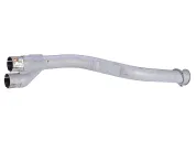 Труба выпускная L=1490 ф94 (треугольн.флянец,раздв.выход) пром.с тройником КАМАЗ-65115