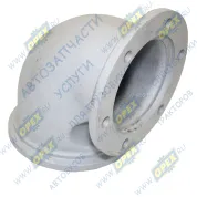Патрубок (сталь) кривой (1 изг.) ф115х147/ фланец ф90х155 6отв. ф12 L=270 внутр. отв. М12х1,5 турбокомпрессора