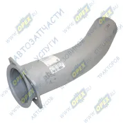 Труба выпускная L=570 ф120 квадрат.фланец