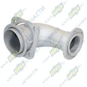 Патрубок приемный L=320 квадр.флан.4отв/кругл.фл 6отв. к ТКР Schwitzer