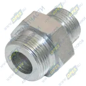 Фитинг Штуцер Рнаруж=М22х1,5/М27х1,5 К=32 L=40 прямой/прямой на пневмосистему компрессора