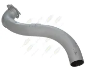 Труба выхлопная L=1120 ф90 треугольный флянец, с кронштейном в сб.КАМАЗ-Евро