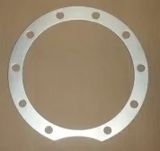 Прокладка С/Ф; регулир. (сталь) ф185х235х1; 10отв.ф12 гл.пер.(толстая)