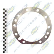 Прокладка (сталь) ф165х220х0,1; 12отв.ф12 редуктора среднего моста