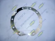 Прокладка С/Ф; регулир. (сталь) ф185х235х0,1; 10отв.ф12 гл.пер.(тонкая)