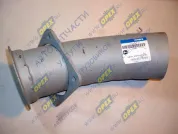 Труба выпускная L=415; квадрат.фланец; 4отв.