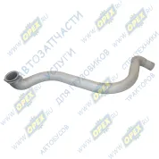 Труба приемная L=1700 ф90 квадр.фл 4отв.ф11 левая