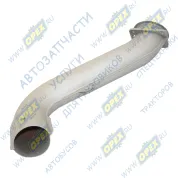 Патрубок выпускной L=830; квадрат.фланец 4отв (эжектор) Камаз Евро-2