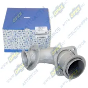 Патрубок ф65/ф90 L1=178 L2=155 квадр.флан.4отв/кругл.фл 8отв.,приемный КАМАЗ-ЕВРО