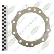 Прокладка (сталь) С/Ф ф160х205х0,070; 12отв.ф13 регулировочная (наибольшее кол-во)