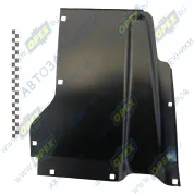 Щиток (металл) L=410х350 грязевой подножки левый